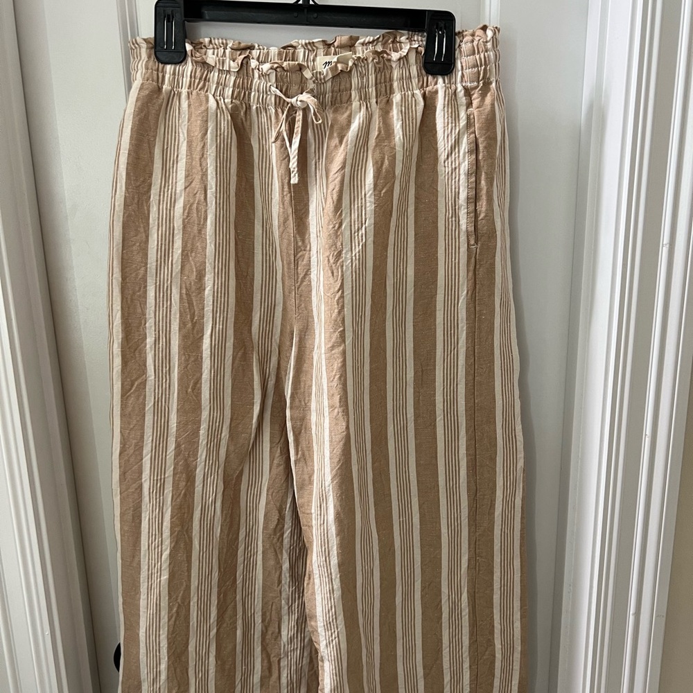 Striped madewell soft pants